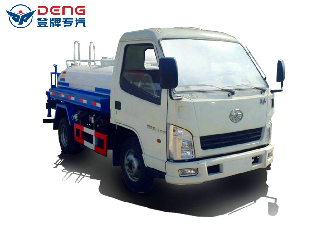 解放红塔蓝牌2方洒水车