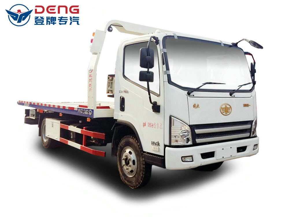 解放CLW5080TQZC5一拖二清障车