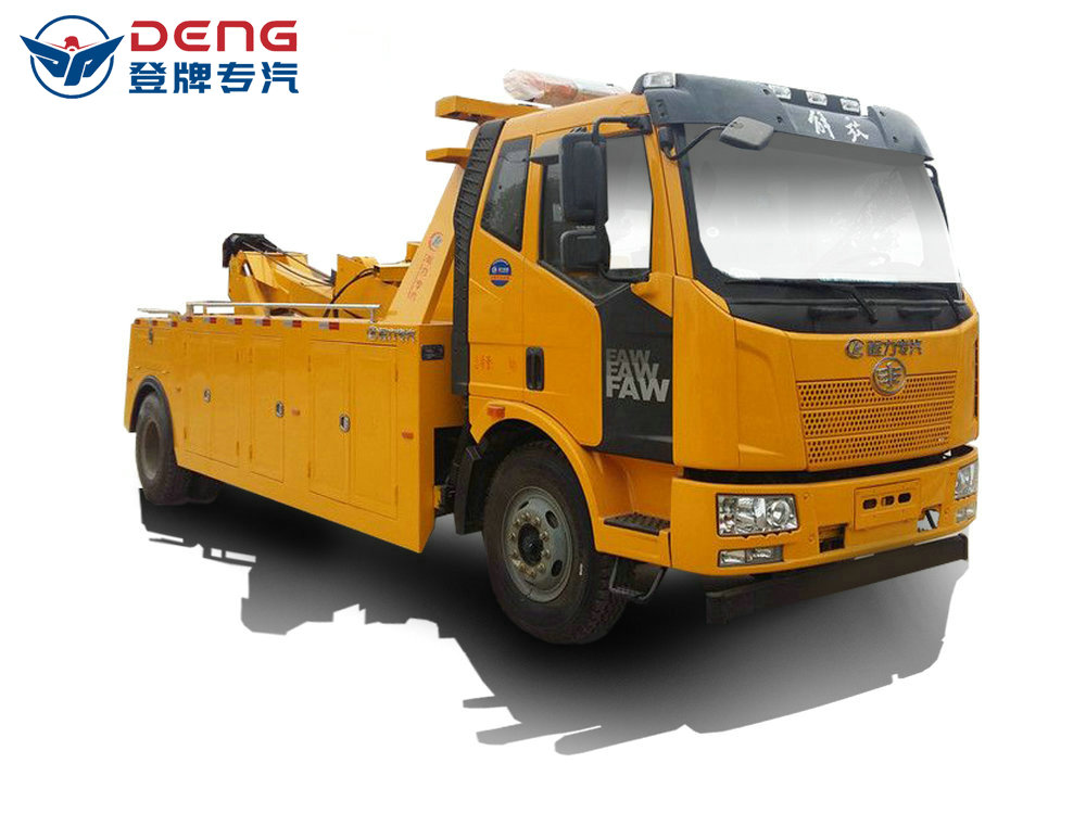 解放单桥CLW5160TQZC5一托一清障车