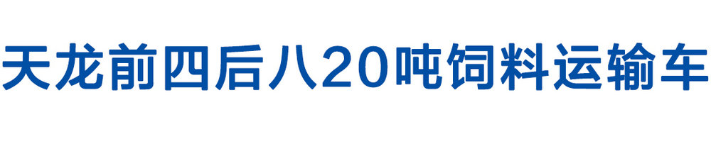 天龙前四后八20吨饲料运输车_01