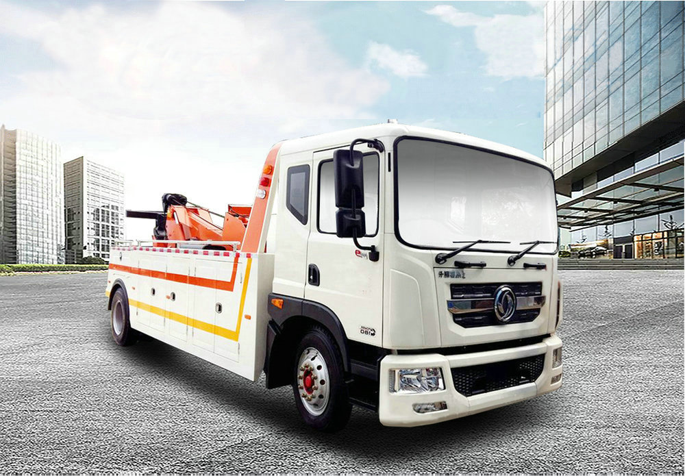 东风D9-CLW5162TQZD5一拖一清障车_02