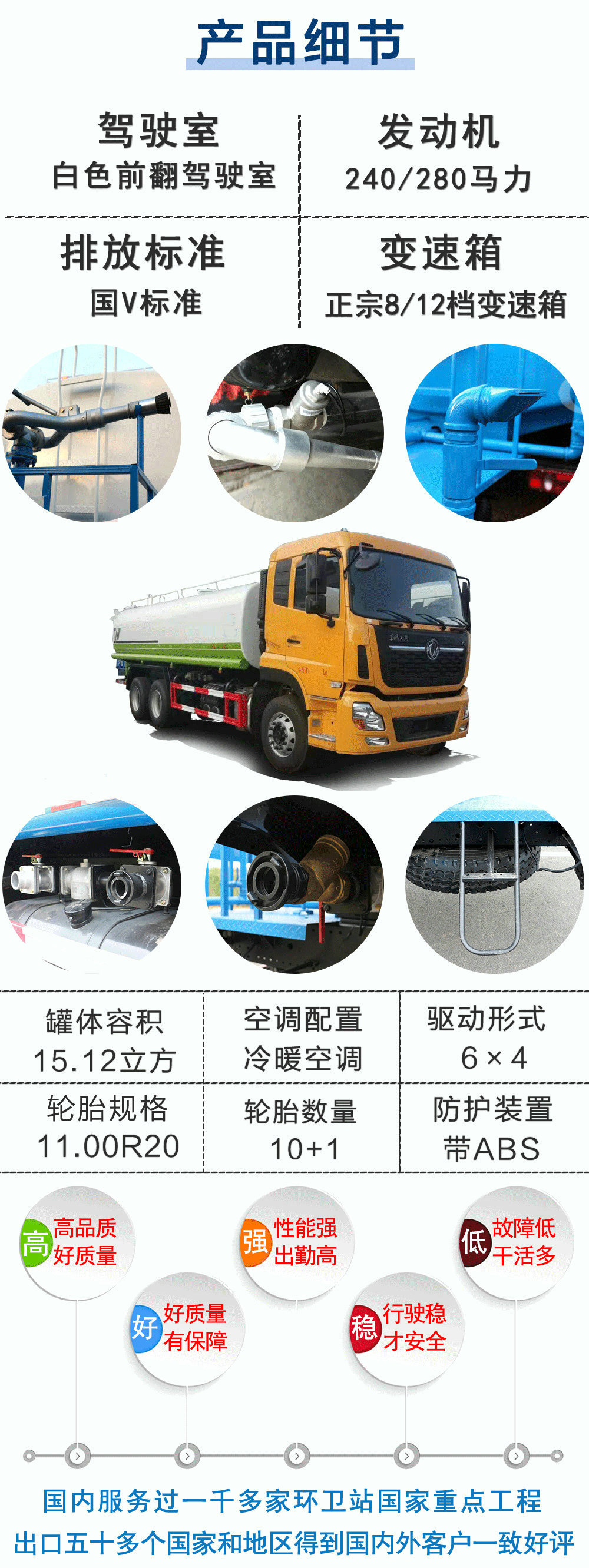 东风天龙后双桥国六洒水车_17