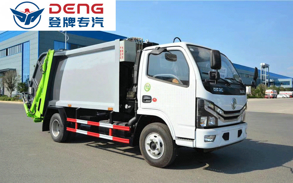 国六东风多利卡六方压缩垃圾车_05