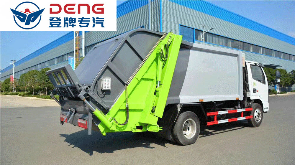 国六东风多利卡六方压缩垃圾车_09