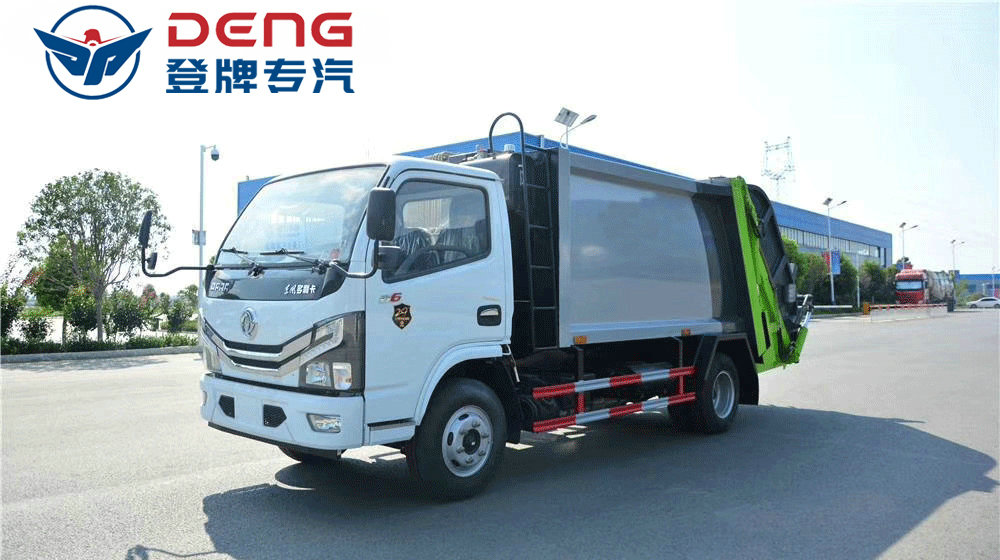 国六东风多利卡六方压缩垃圾车_07