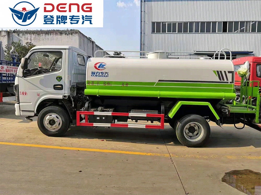 国六东风福瑞卡5方洒水车_07