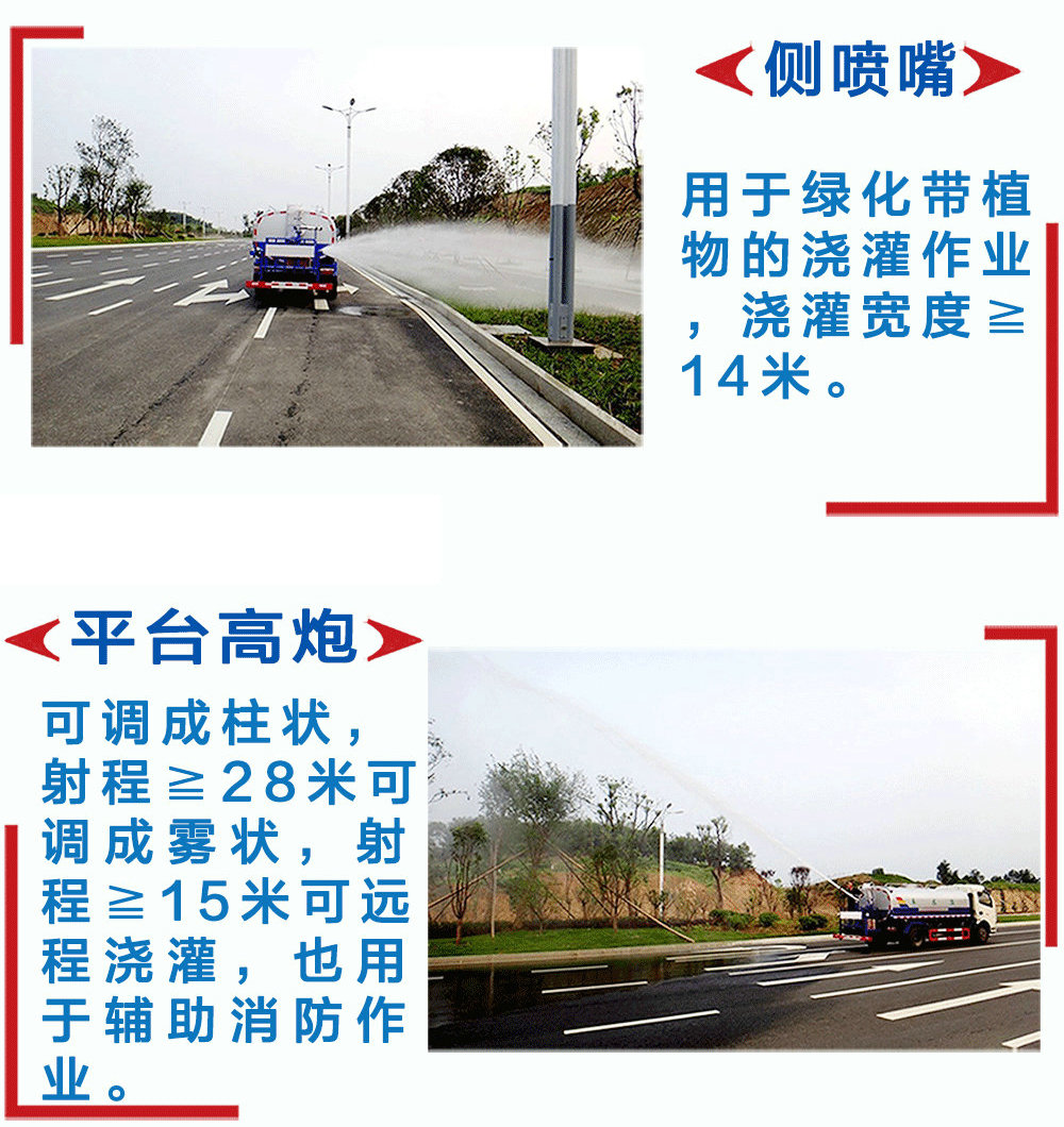 国六东风福瑞卡5方洒水车_13