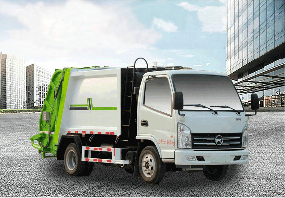 国六凯马蓝牌压缩垃圾车_02