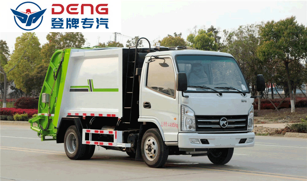 国六凯马蓝牌压缩垃圾车_06