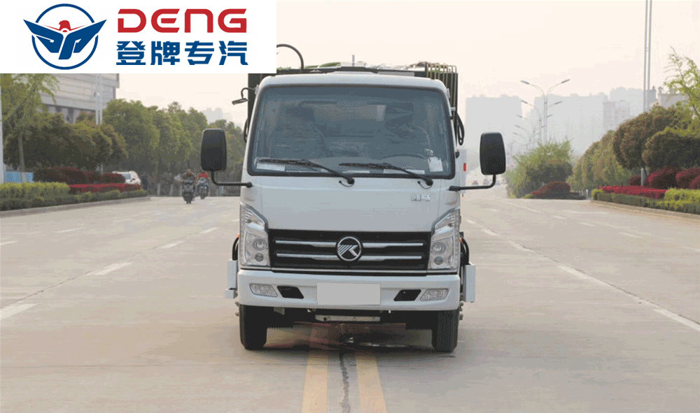 国六凯马蓝牌压缩垃圾车_08