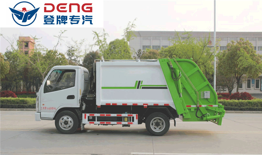 国六凯马蓝牌压缩垃圾车_12