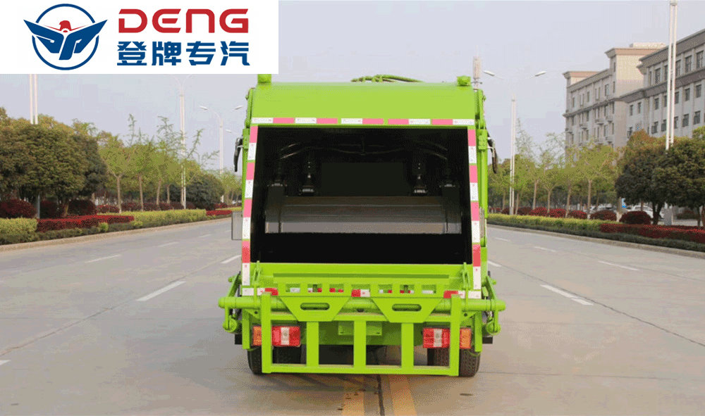 国六凯马蓝牌压缩垃圾车_16