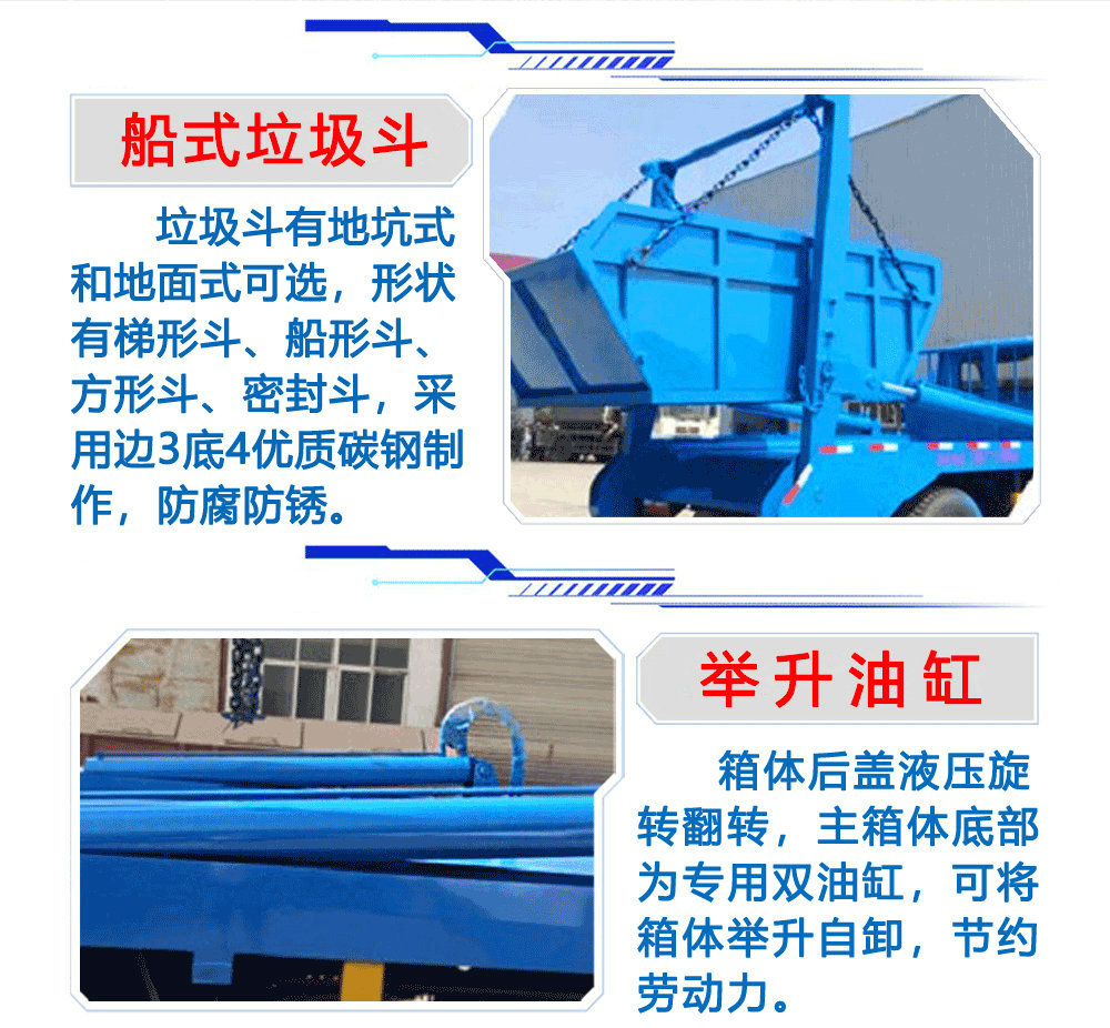 国六东风大多利卡摆臂垃圾车_19