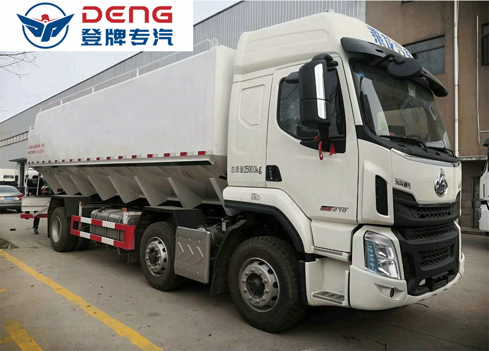 国六柳汽饲料运输车_06