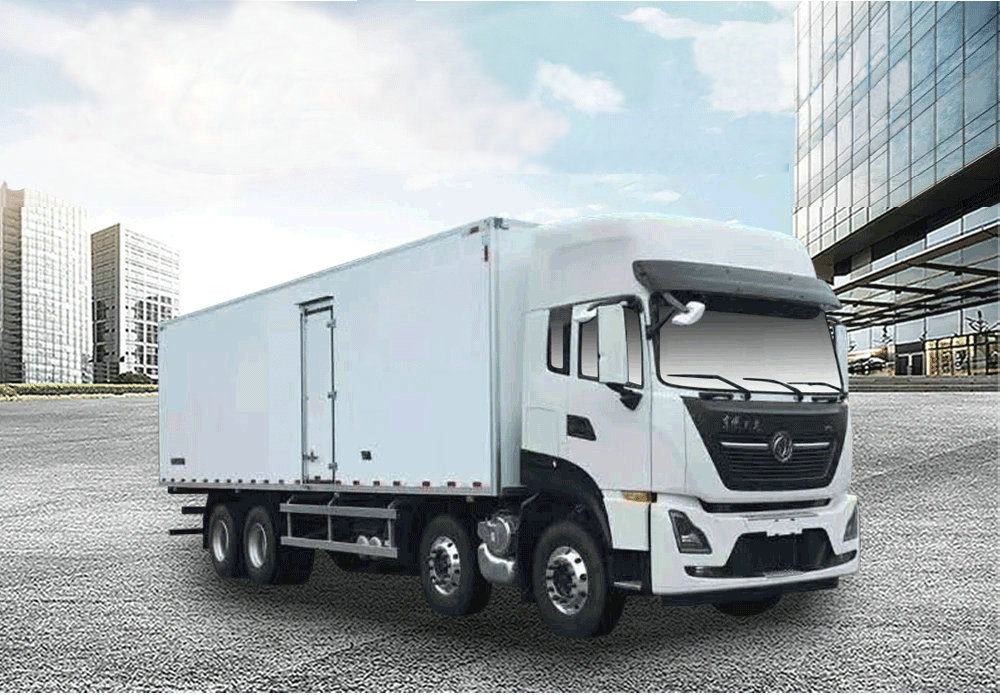 国六东风天龙前四后八冷藏车_02