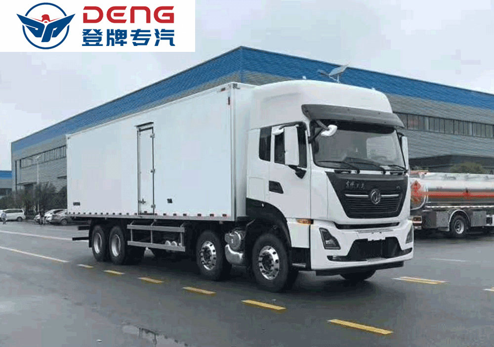 国六东风天龙前四后八冷藏车_06