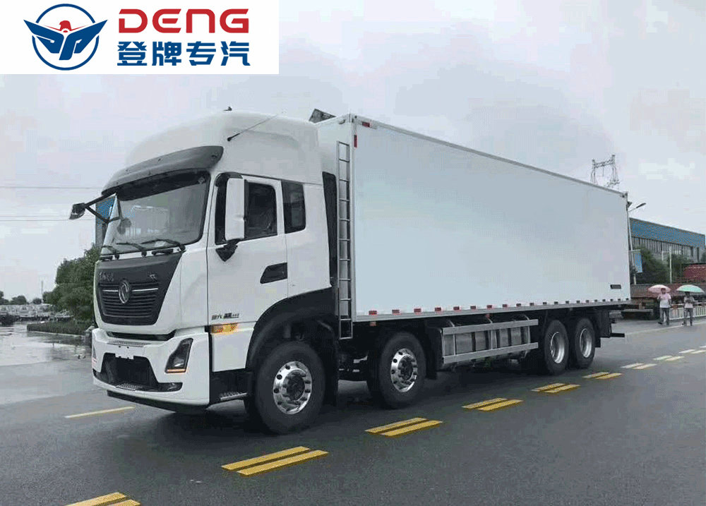 国六东风天龙前四后八冷藏车_08
