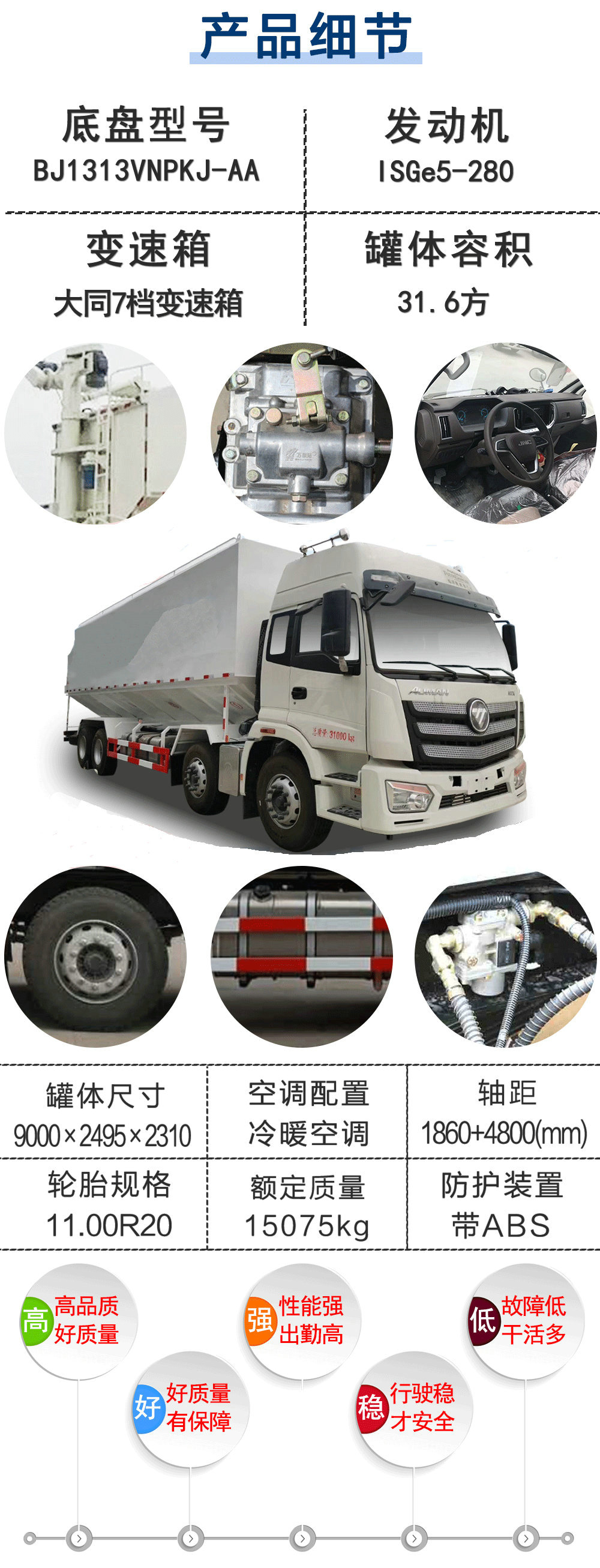 天龙前四后八20吨饲料运输车1_20