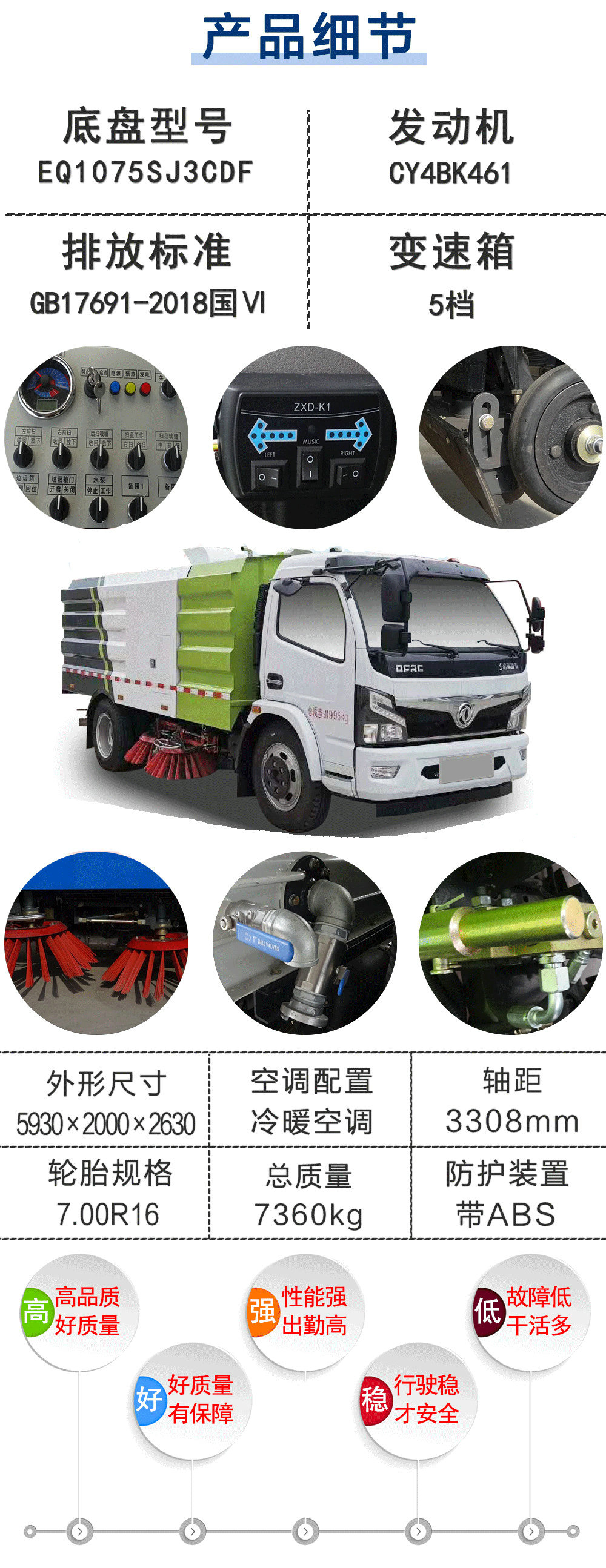 国六东风福瑞卡扫路车_19