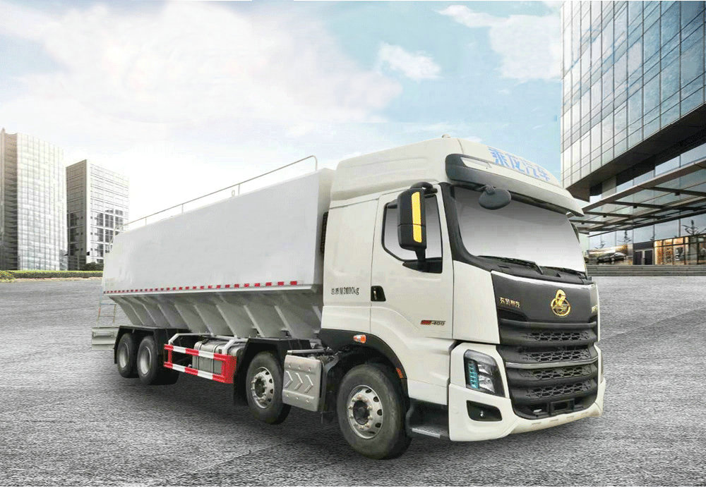 国六柳汽前四后八饲料车_02