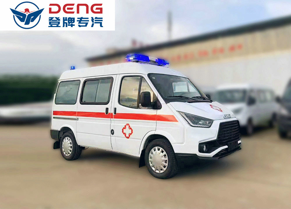 国六江铃特顺短轴转运型救护车_06