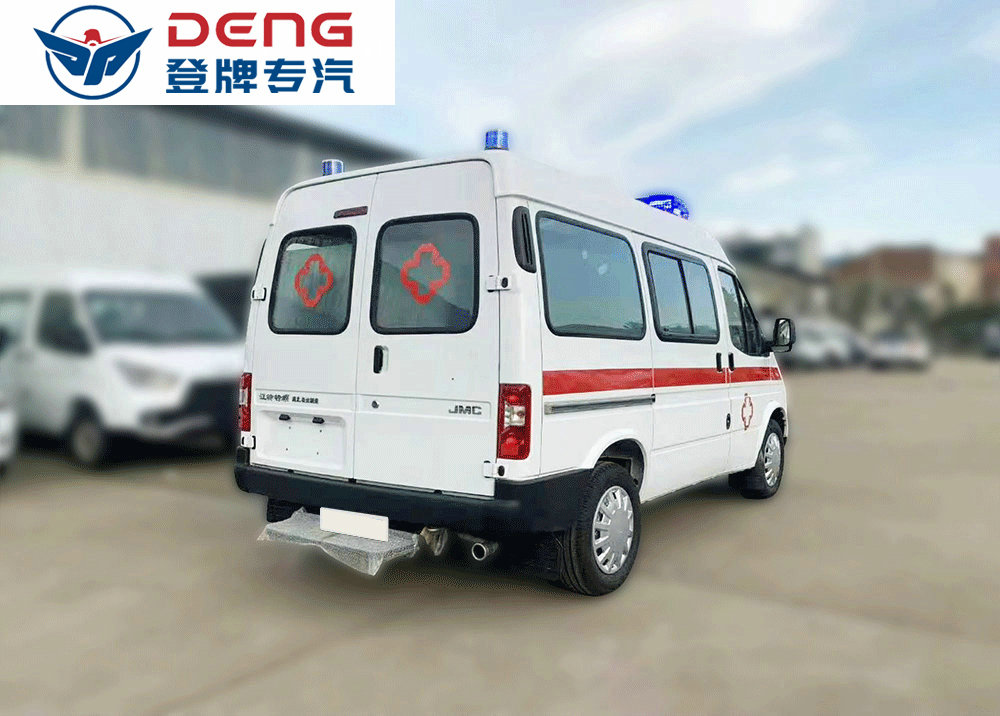 国六江铃特顺短轴转运型救护车_08