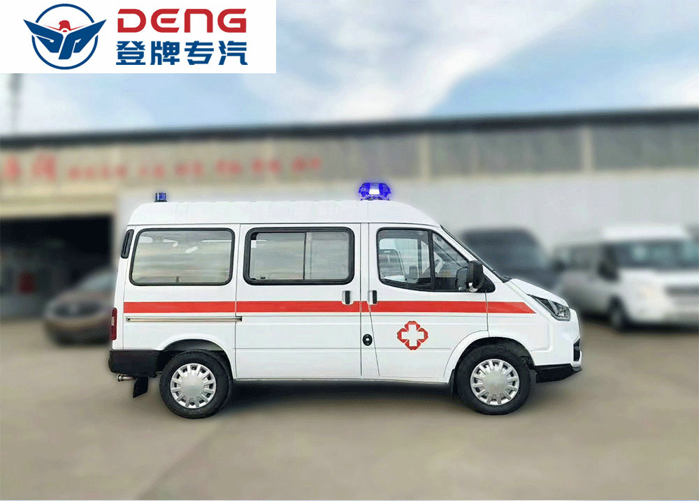 国六江铃特顺短轴转运型救护车_07