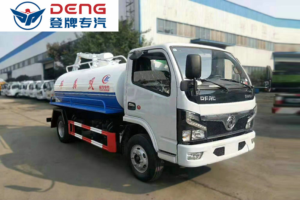 国六东风多利卡5方吸粪车_06