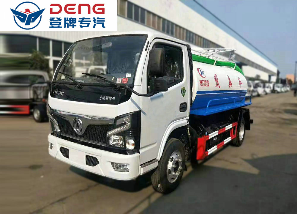 国六东风多利卡5方吸粪车_07
